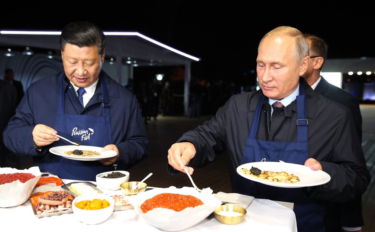 Menu of the president of Russia